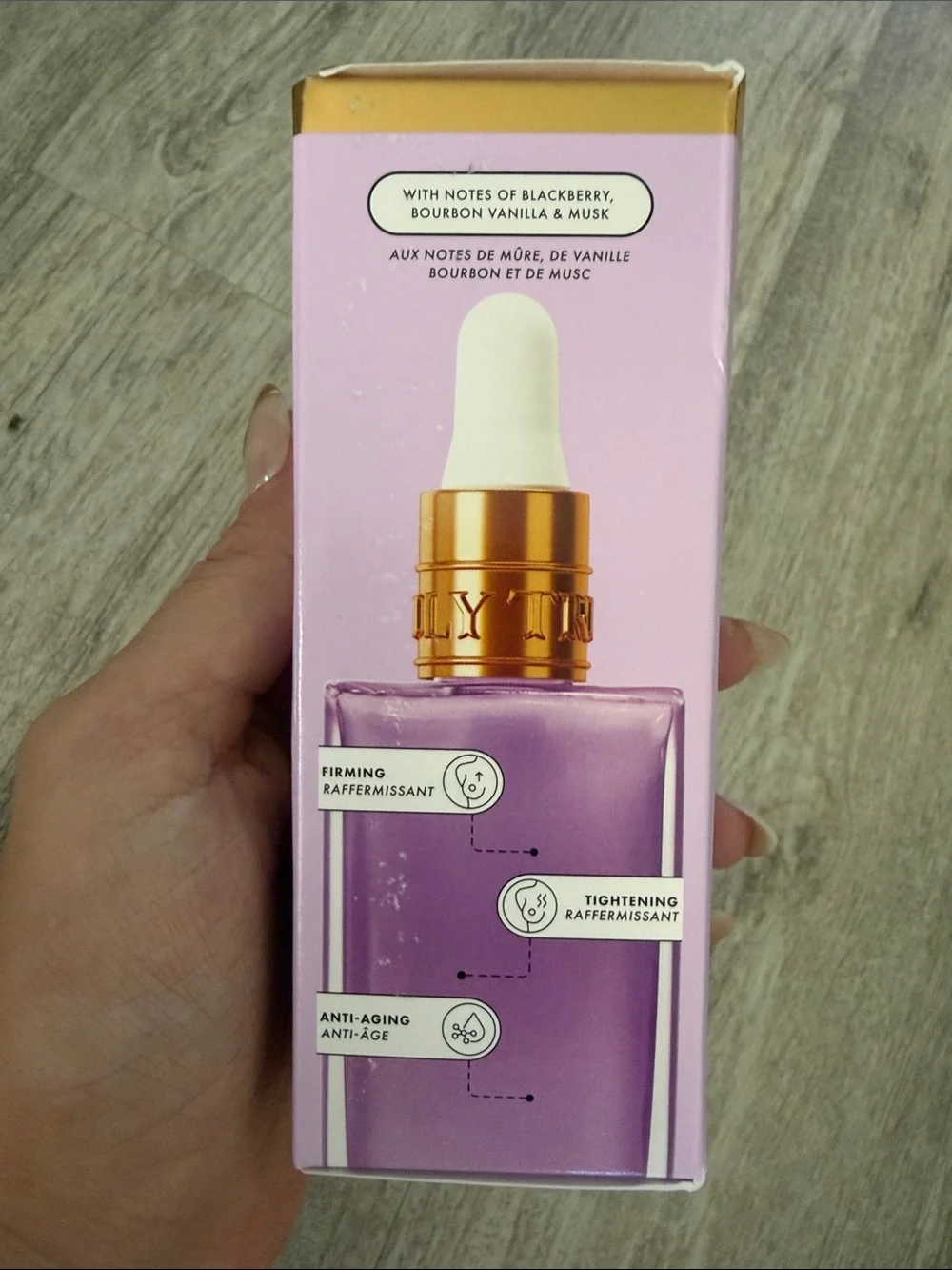 TRULY Firming Body Serum - Pink with Gold Accents